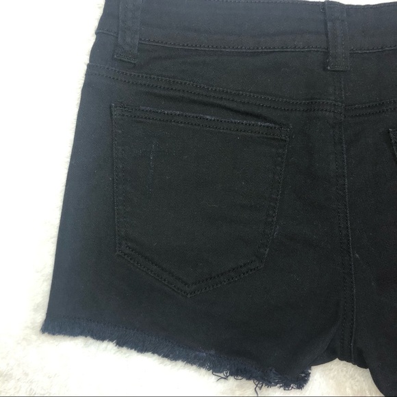 Forever 21 Black Cut Off Jean Shorts - Picture 4 of 6